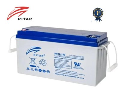 Гелевый Аккумулятор Ritar DG12-150 12V 150Ah 2312223 фото